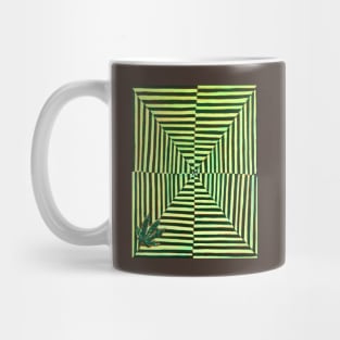 Trippy Weed Leaf Mug